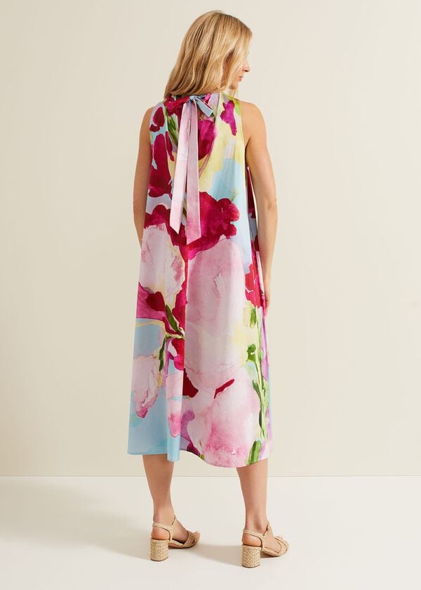 Phase Eight Leila Cotton Floral Midi Dress
