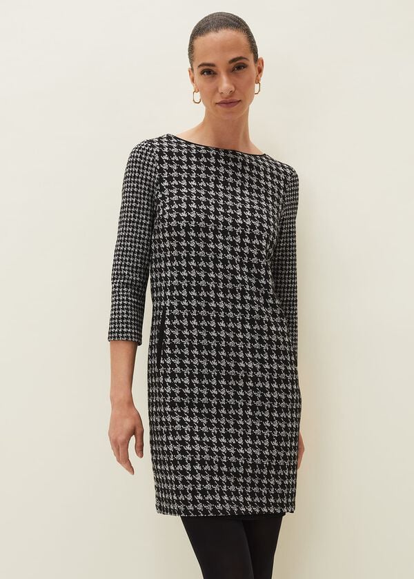 Phase Eight Lenia Check Shift Dress