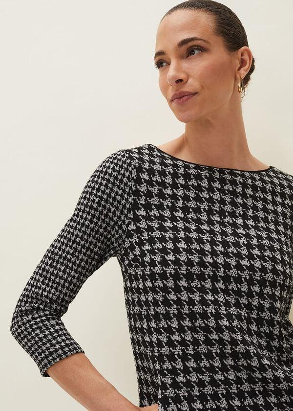 Phase Eight Lenia Check Shift Dress