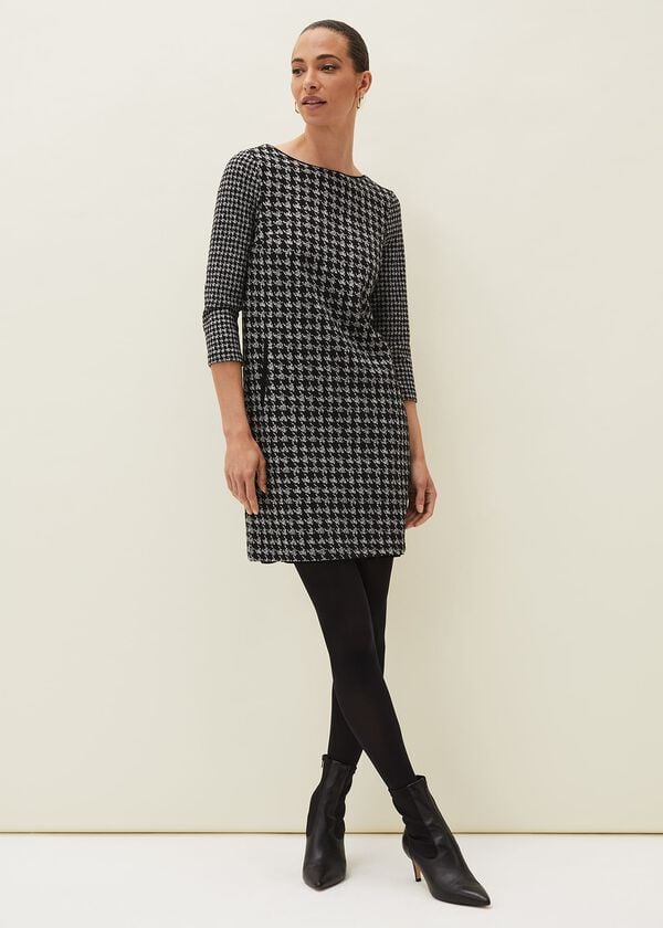 phase eight Lenia Check Shift Dress