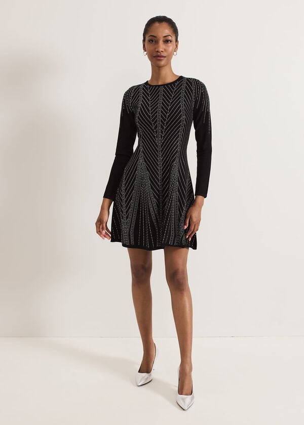 Phase Eight Lexie Studd Flippy Hem Dress