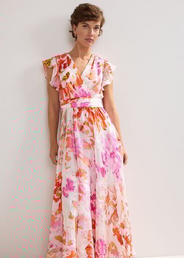 Phase Eight Liana Burnout Dress