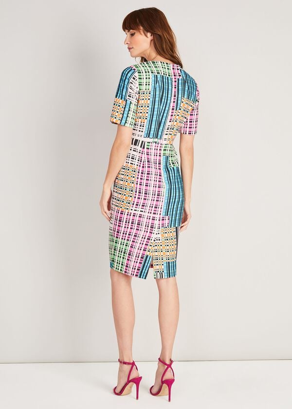 Phase Eight Libbie Textured Printed Dress