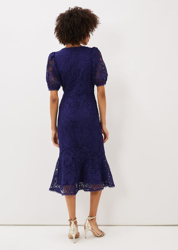 Phase Eight Lidia Guipure Lace Fishtail Dress