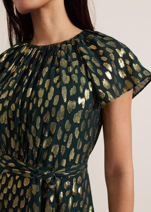 Phase Eight Lilani Shimmer Midi Dress