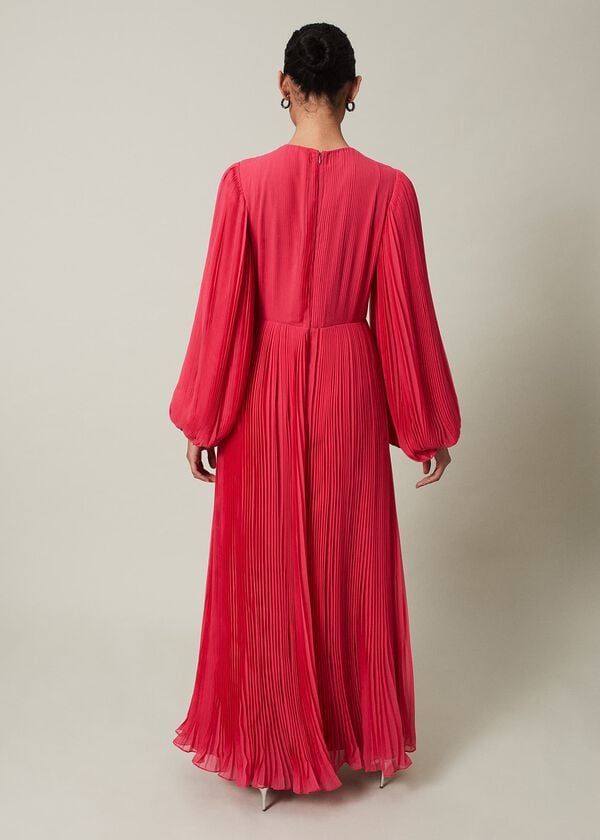 Phase Eight Lillian Pleated Wrap Maxi Dress
