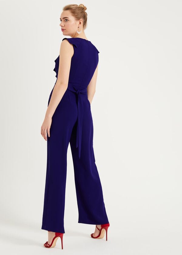 Phase Eight Linda Frill Wrap Jumpsuit