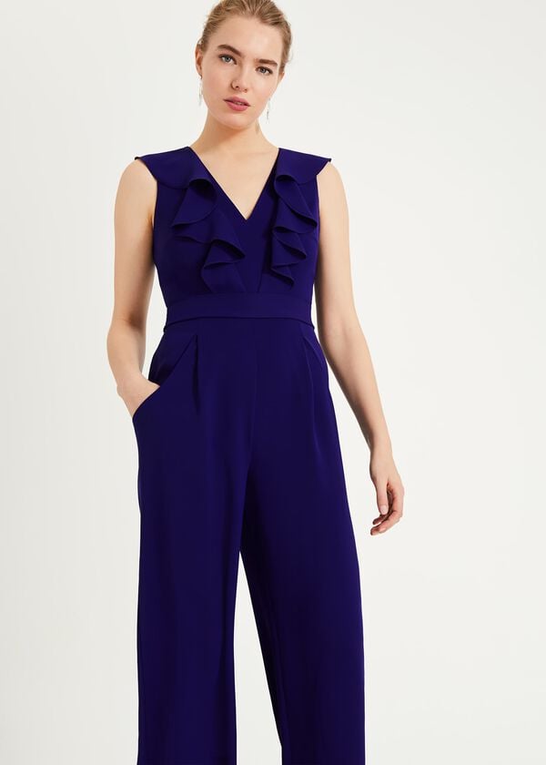 Phase Eight Linda Frill Wrap Jumpsuit