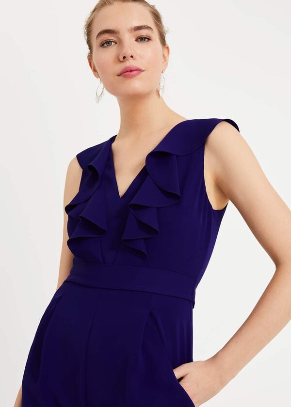 Phase Eight Linda Frill Wrap Jumpsuit