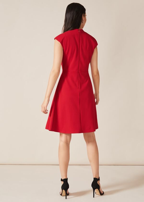 Phase Eight Linden Ring Detail Swing Dress