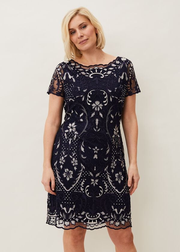 phase eight Lizzy Embroidered Dress