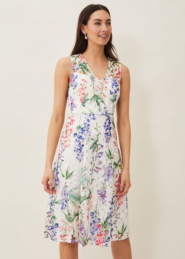 phase eight Lonnie Floral Fit And Flare Dress