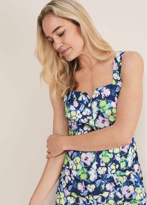 Phase Eight Loretta Printed Scuba Dress