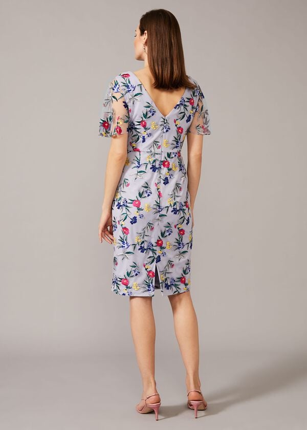 Phase Eight Lorie Floral Embroidered Dress