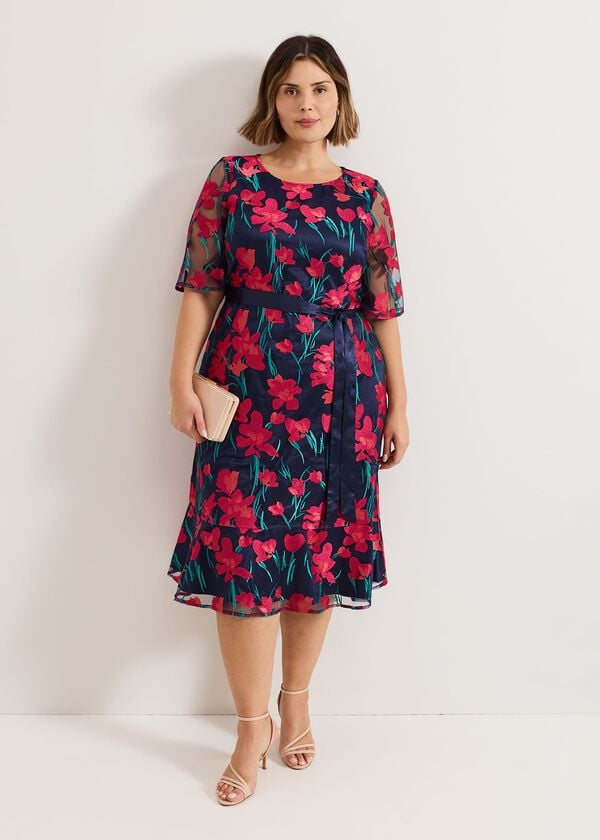 Phase Eight Lottie Embroidered Dress