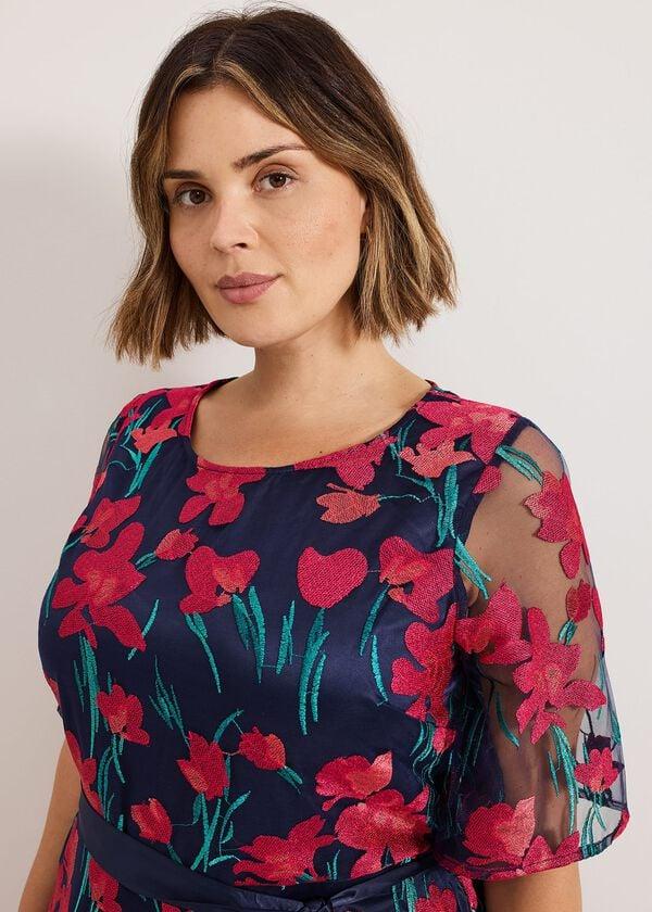 Phase Eight Lottie Embroidered Dress