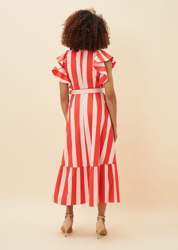 Phase Eight Lottie Stripe Maxi Dress