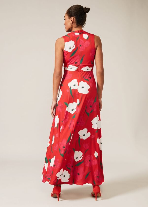 Phase Eight Lou-Poppy Floral Jersey Maxi Dress