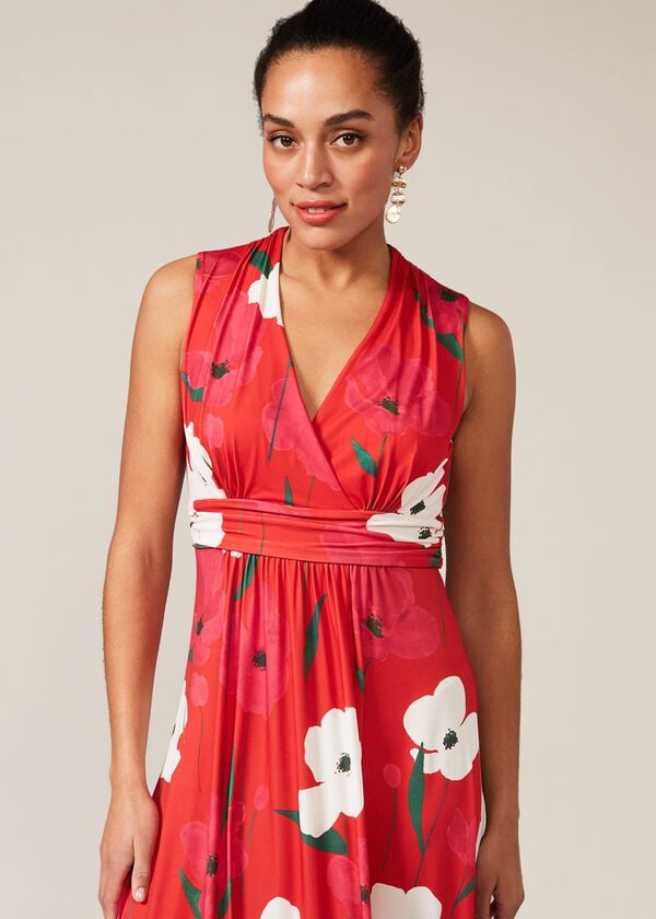 Phase Eight Lou-Poppy Floral Jersey Maxi Dress