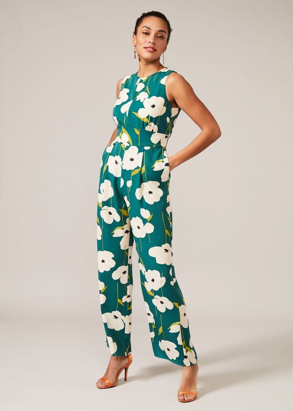 Phase Eight Lou-Poppy Floral Jumpsuit
