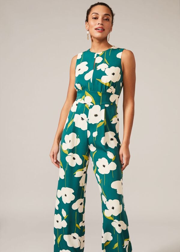phase eight Lou-Poppy Floral Jumpsuit