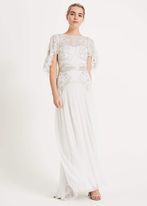 phase eight Louise Beaded Wedding Dress