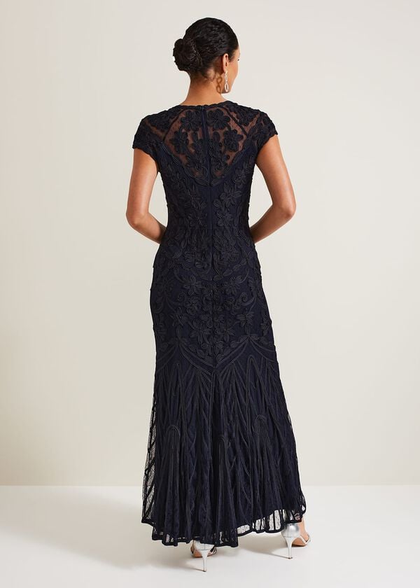Phase Eight Luana Tapework Maxi Dress