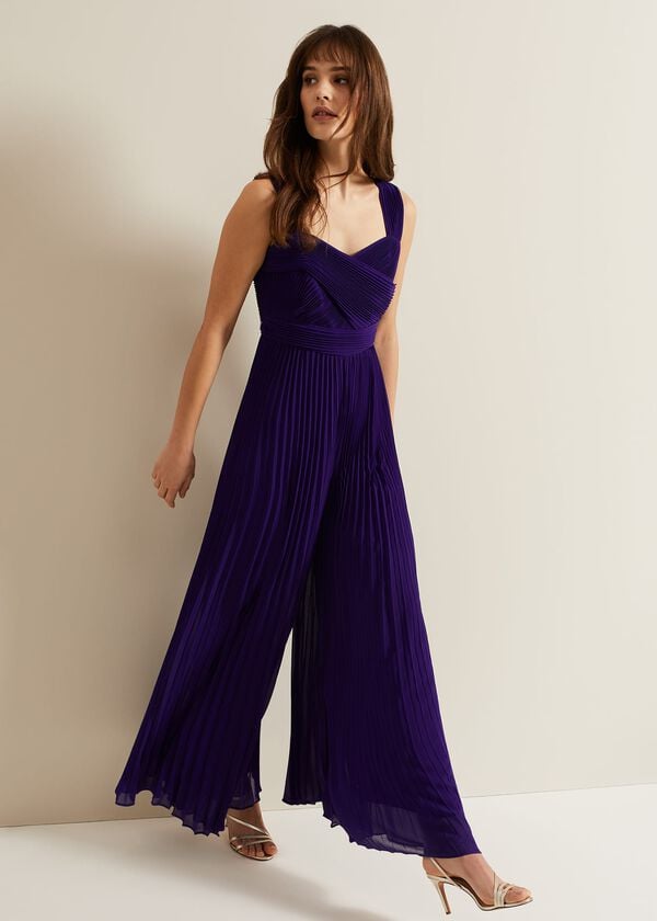 phase eight Lucia Pleated Bodice Jumpsuit