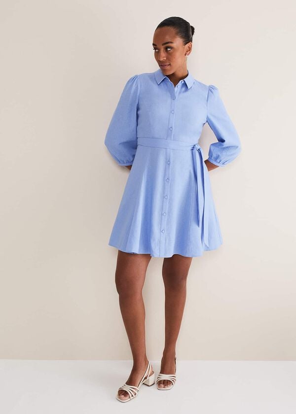 Phase Eight Lucie Linen Shirt Dress