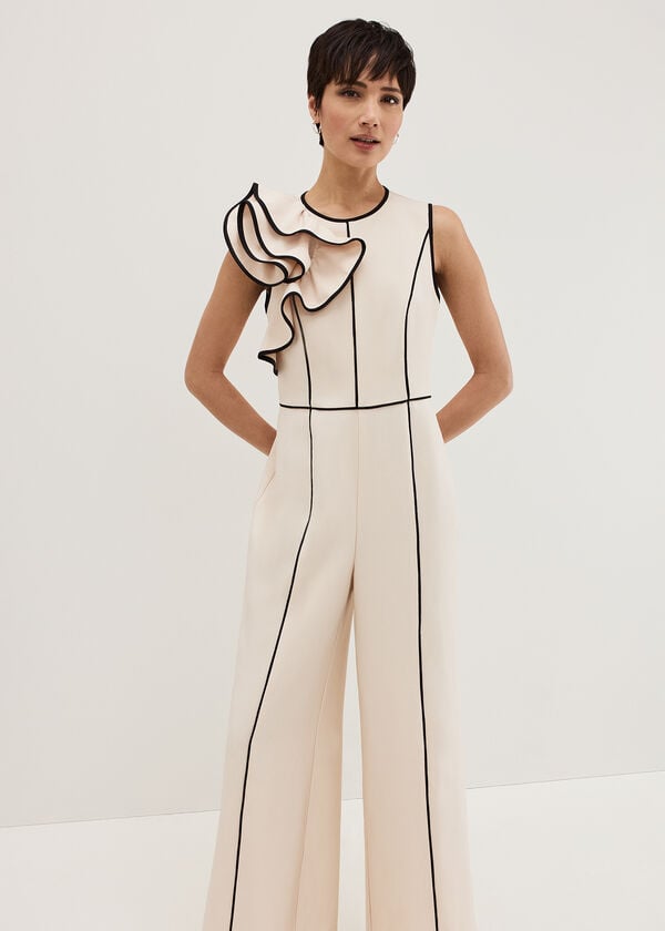 Phase Eight Lucille Ruffle Wide Leg Jumpsuit