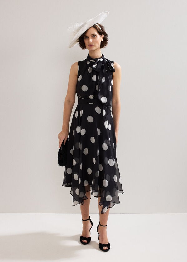 Phase Eight Lucinda Spot Dress