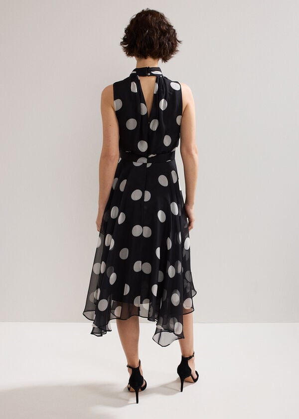 Phase Eight Lucinda Spot Dress