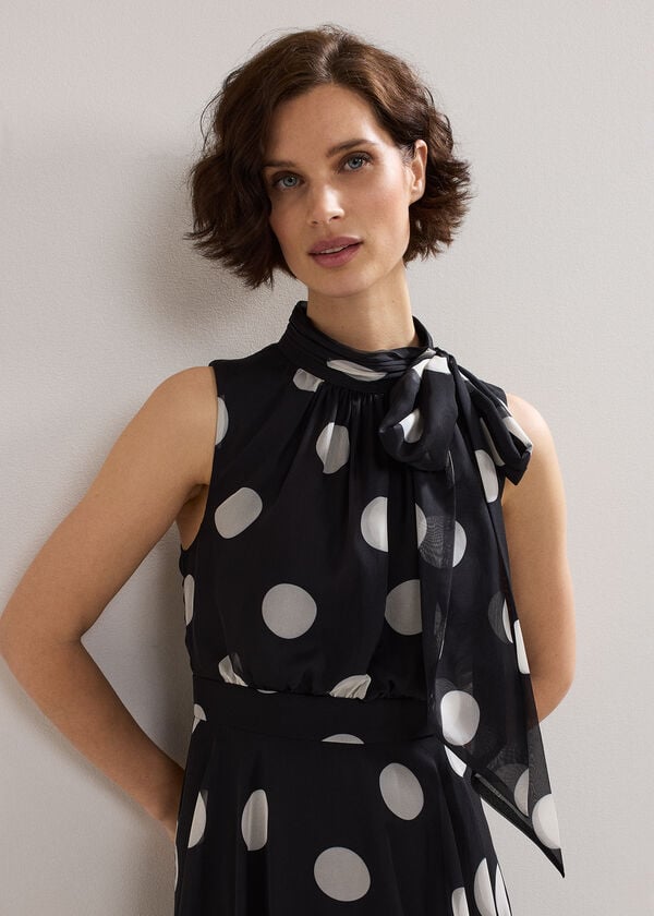 Phase Eight Lucinda Spot Dress