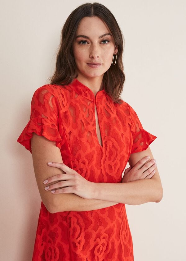 Phase Eight Lulu Lace Midi Dress