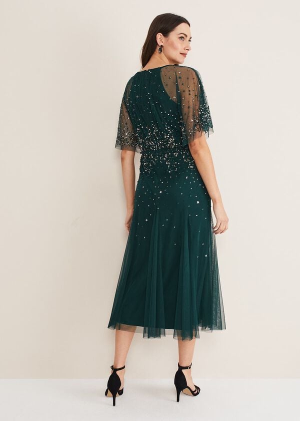 Phase Eight Lumi Short Tulle Beaded Dress