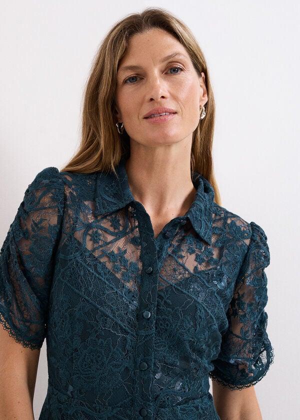 Phase Eight Lunna Lace Midi Dress