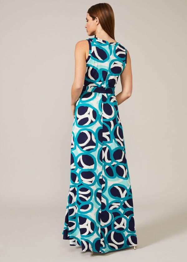Phase Eight Lurina Circle Print Maxi Dress