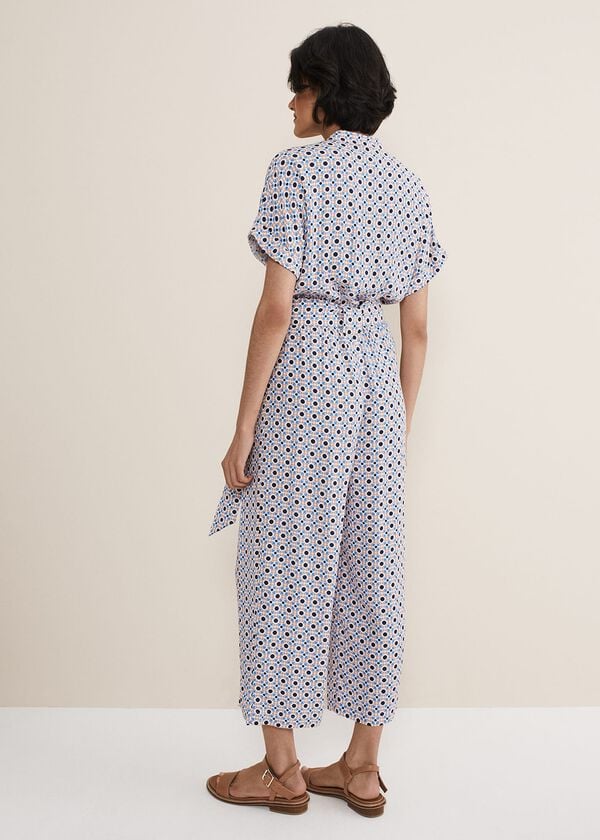 Phase Eight Lyla Abstract Wide Leg Jumpsuit