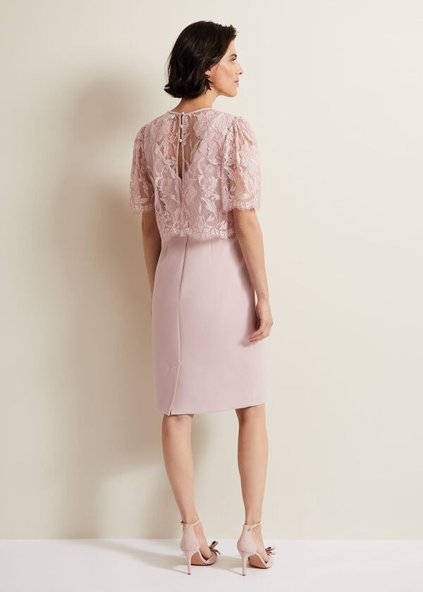 Phase Eight Lynette Lace Double Layer Dress
