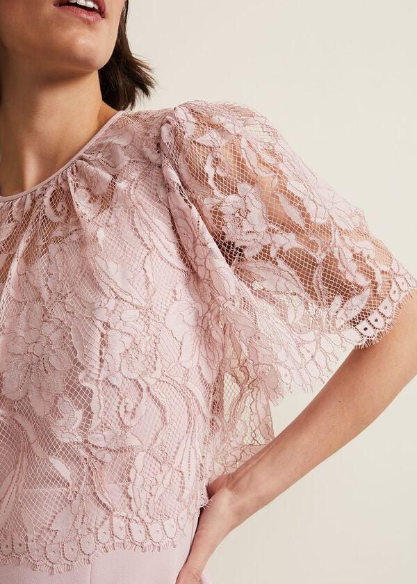 Phase Eight Lynette Lace Double Layer Dress