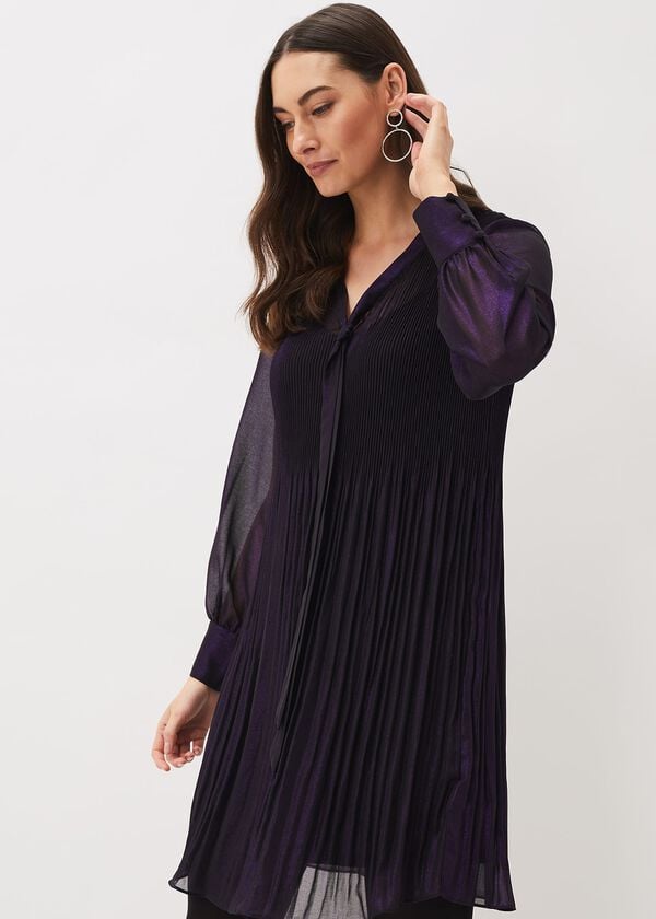 phase eight Lyra Metallic Dress