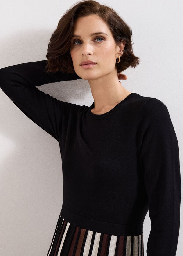 Phase Eight Maci Pleated Knit Dress