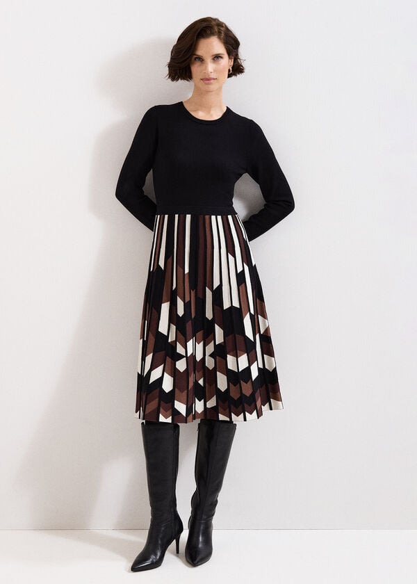 phase eight Maci Pleated Knit Dress