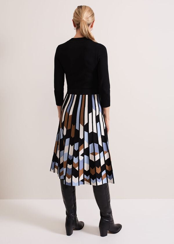 Phase Eight Maci Pleated Sunray Midi Dress