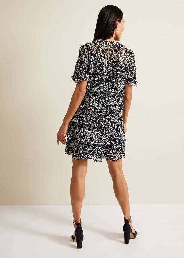 Phase Eight Maeve Floral Tiered Shift Dress