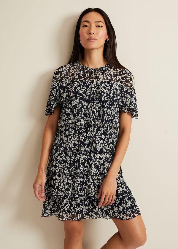 phase eight Maeve Floral Tiered Shift Dress