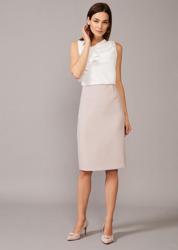 Phase Eight Maeve Frill Fitted Dress