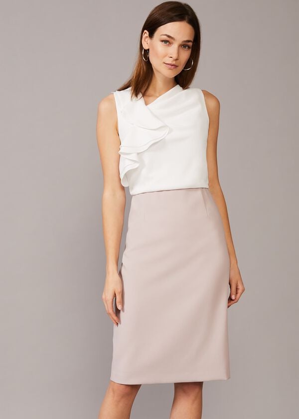 phase eight Maeve Frill Fitted Dress