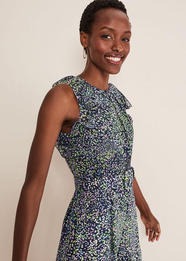 Phase Eight Maggie Ditsy Ruffle Jumpsuit