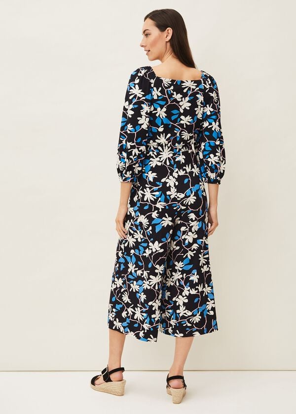 Phase Eight Magnolia Floral Jersey Jumpsuit
